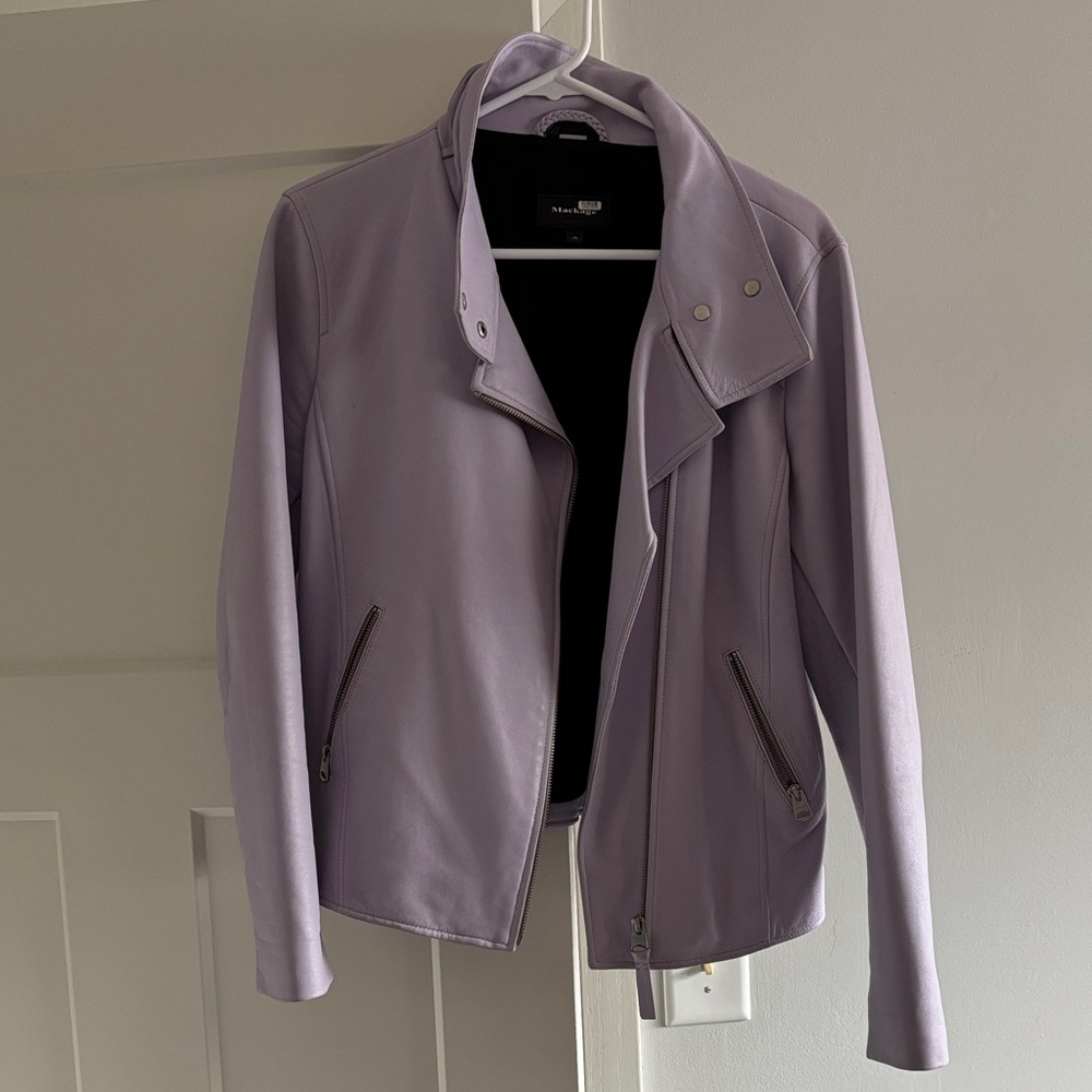 Mackage lamb skin leather jacket